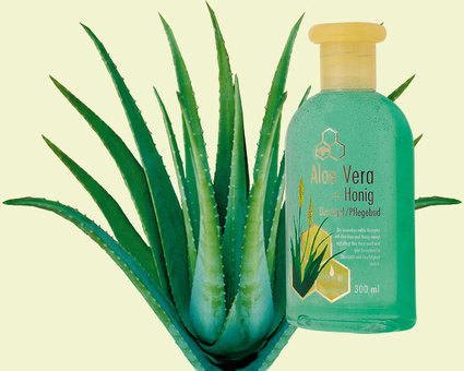 Aloe-Vera-Honigbad